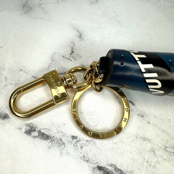 Louis Vuitton Race Collection Leather Tassel Bag Charm Key Holder key chain LV - Picture 4 of 13